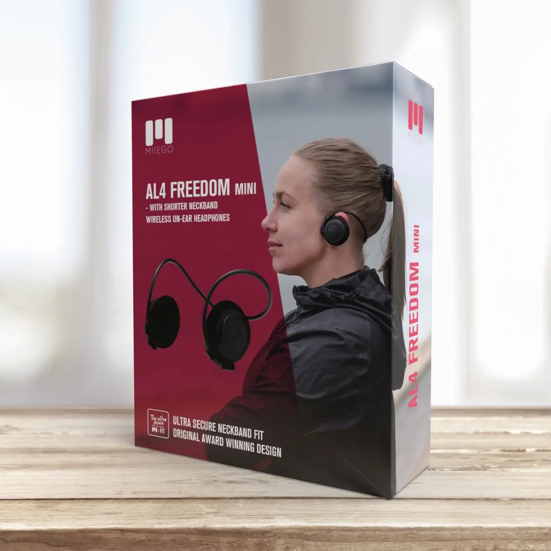 MIIEGO AL4 Freedom Mini On-Ear Koptelefoon - Zwart - afbeelding 5 van 5