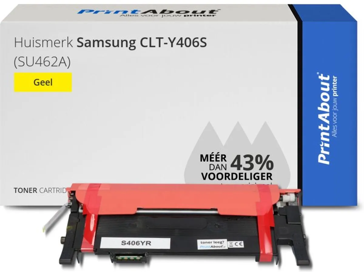PrintAbout CLT-Y406S Toner Geel