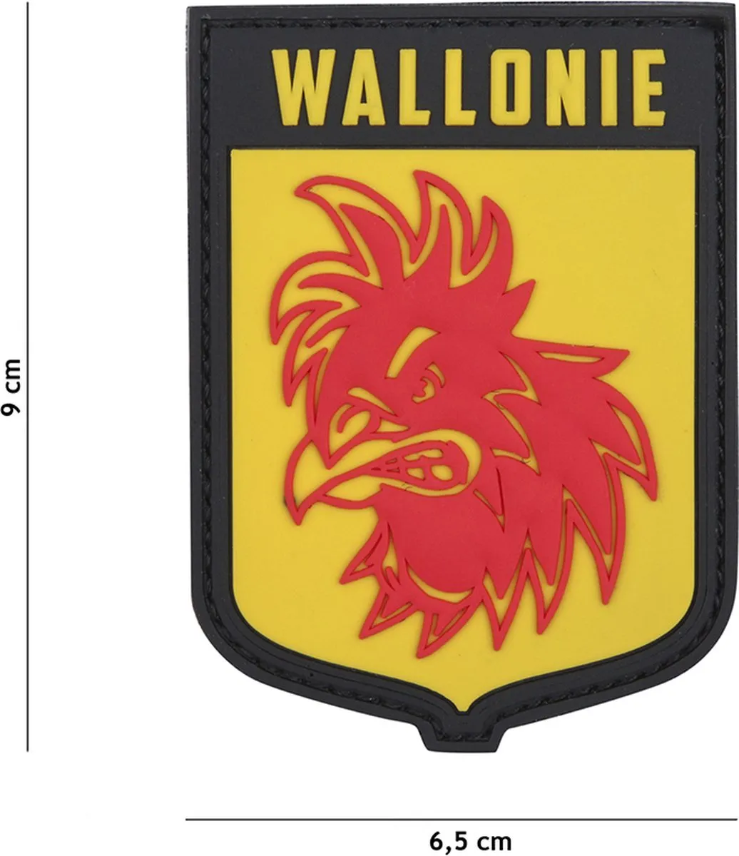 101 Inc Embleem 3D PVC Wandplaat Geel