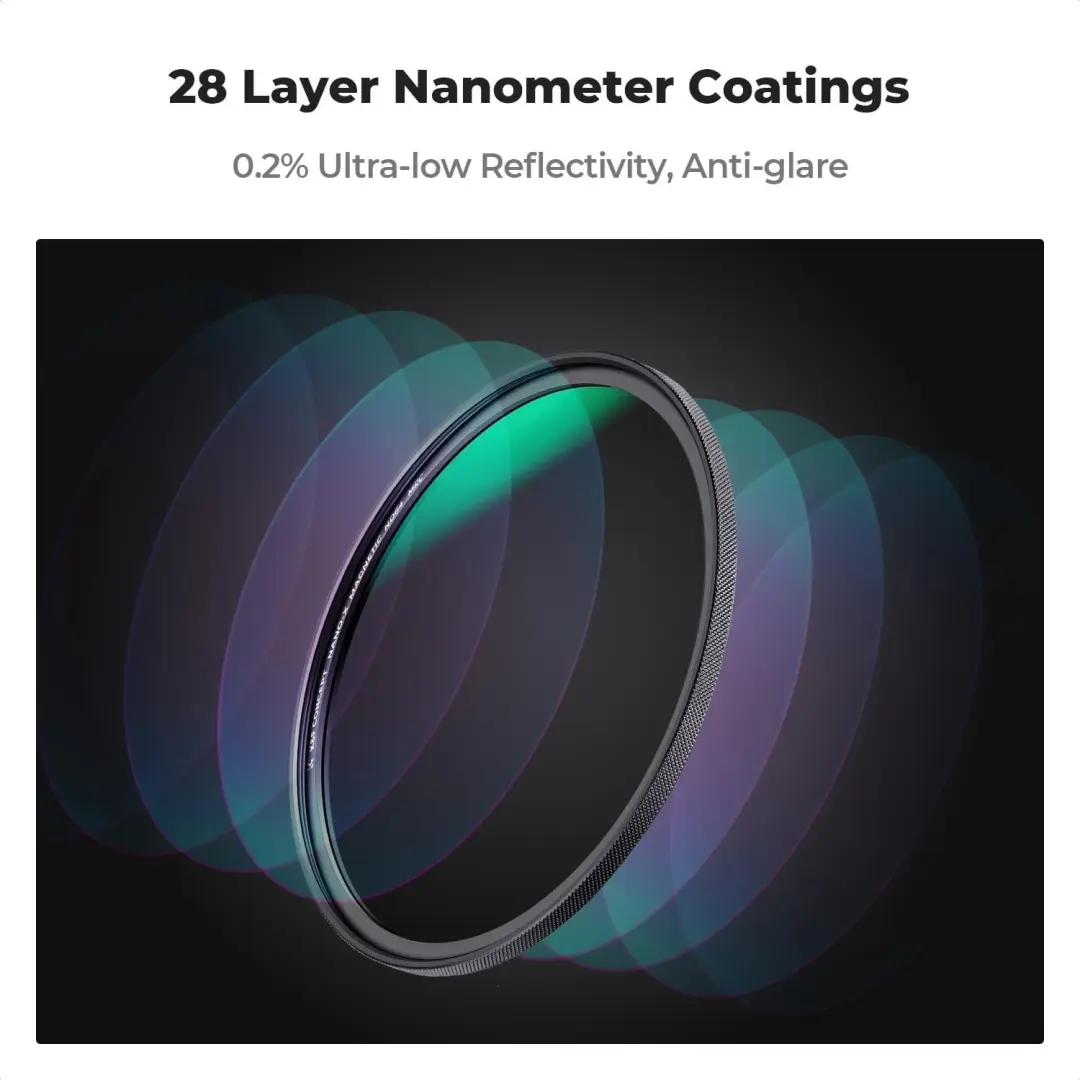 K&F Concept Magnetische ND1000 Filter 55mm - 10 Stops - afbeelding 5 van 6
