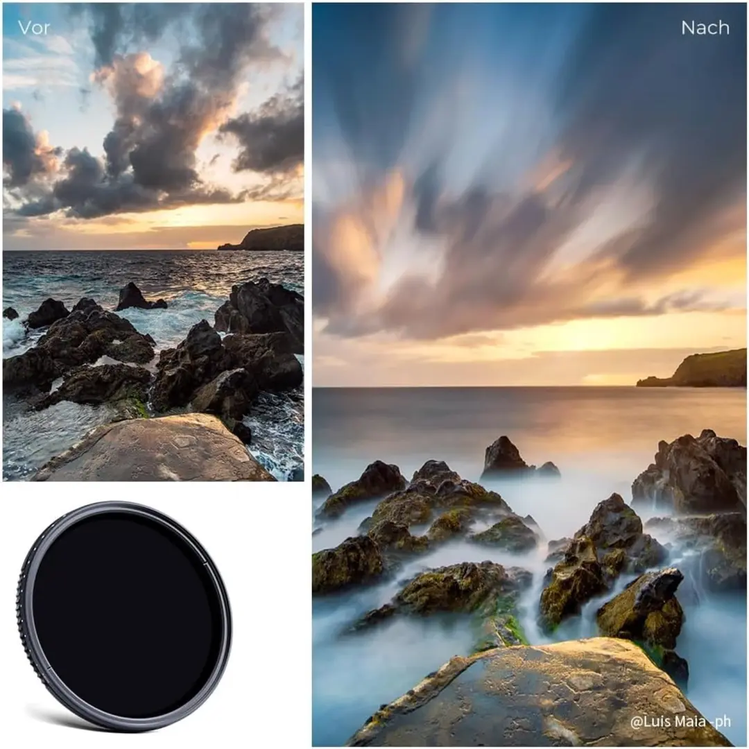K&F Concept Variabele ND Filter 72mm ND8-2000 (3-11 Stops) - afbeelding 6 van 6