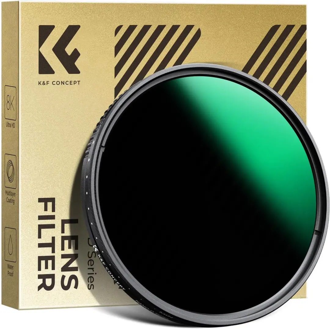 K&F CONCEPT Variabele ND Filter 43mm ND3-ND1000 (1.5-10 Stops)