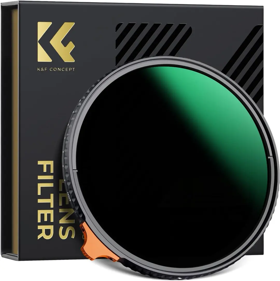 K&F CONCEPT Variabele ND Filter 77mm ND3-ND1000 (1.5-10 Stops)