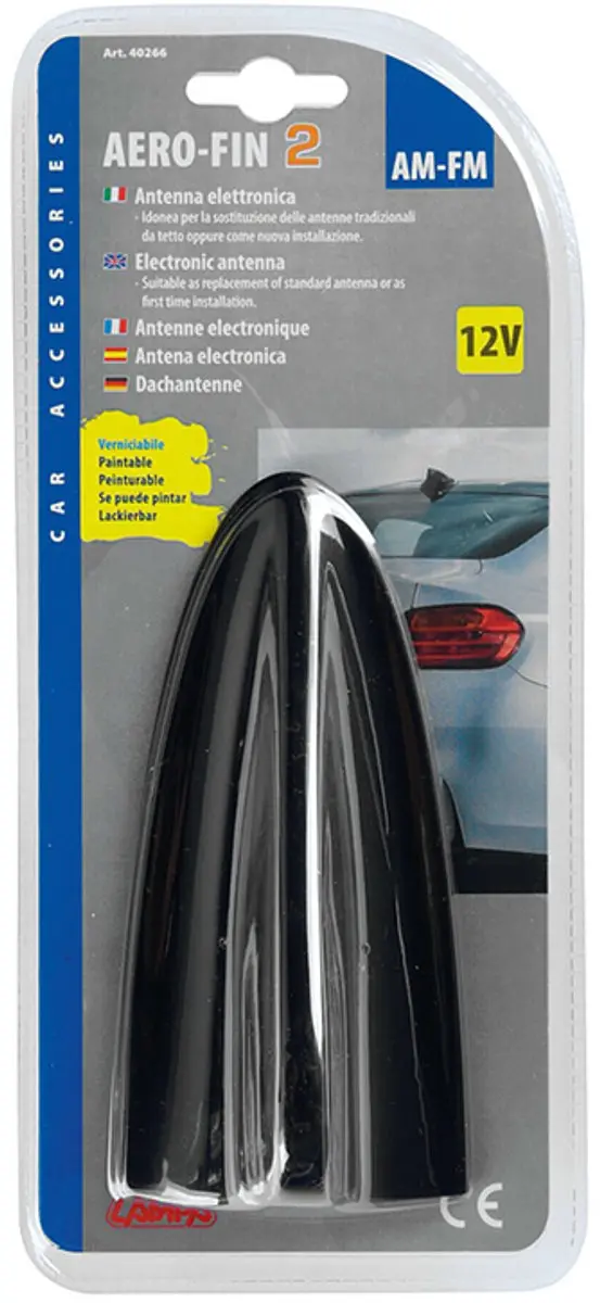Lampa Shark Autoantenne 42.40266 12V - Zwart - afbeelding 2 van 5
