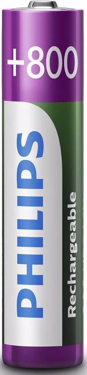 Philips R03B2A80/10 Oplaadbare AAA Batterijen - 2 stuks - afbeelding 3 van 5