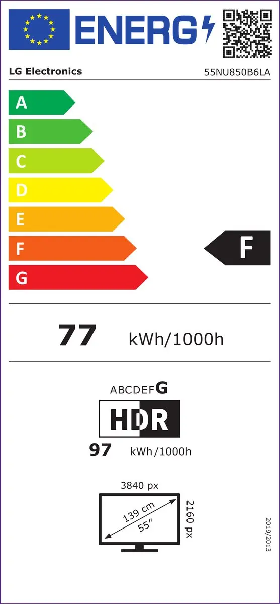 LG NANO 55NU850B6LA 4K UHD Smart TV - 55 inch - Zwart - afbeelding 2 van 6