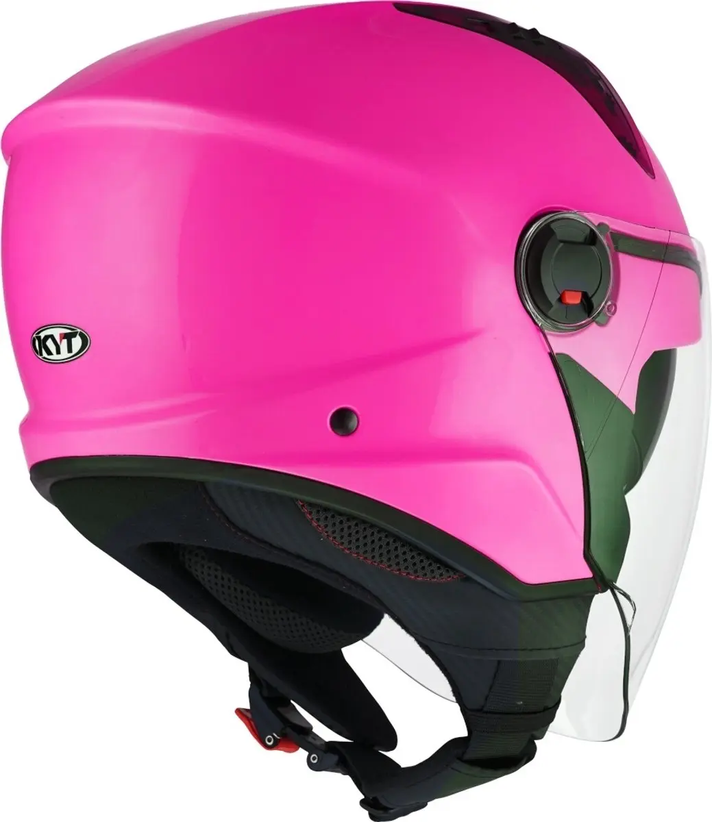 KYT D-City Plain Roze Jethelm S - afbeelding 2 van 6