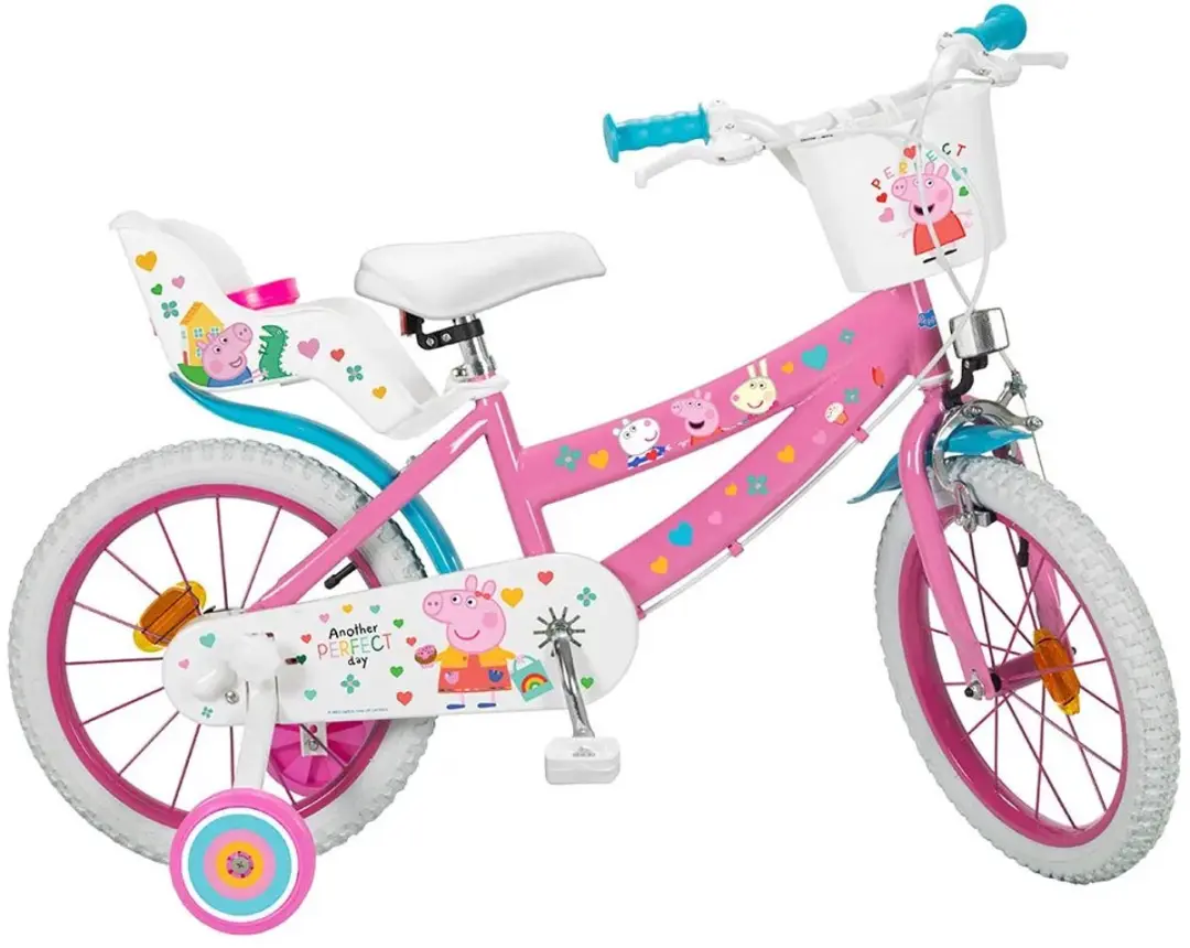 Toimsa Peppa Pig Kinderfiets 16 inch - afbeelding 2 van 3