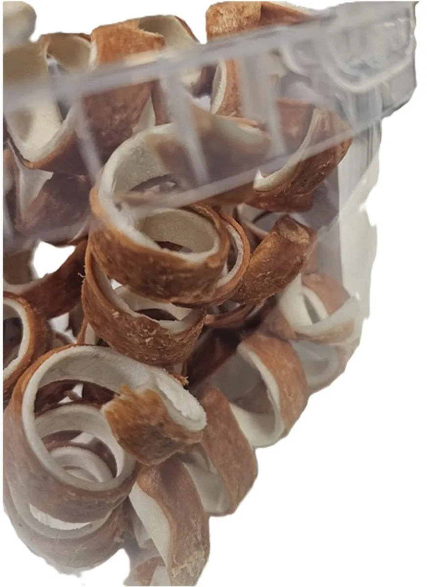 Trixie Denta Fun Eend Curl Kauwhuid - 12 Stuks