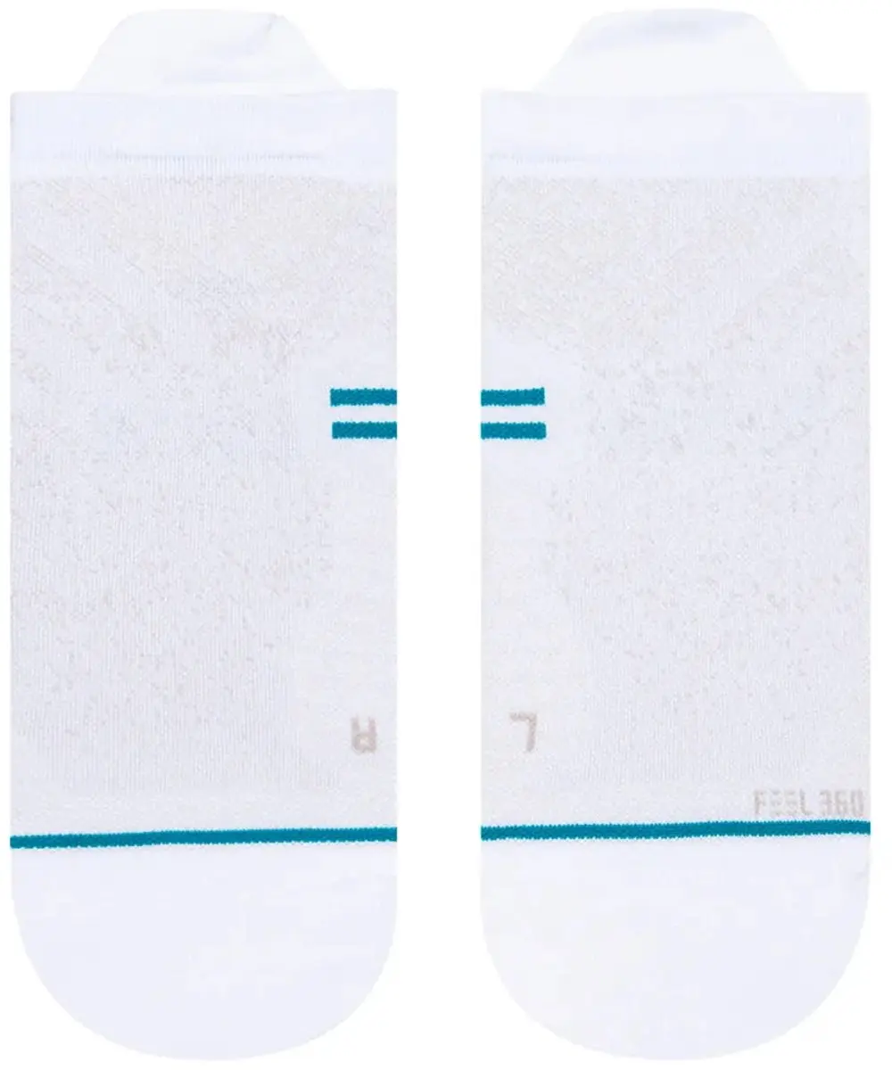 Stance Run Ultra Tab Sneakersokken Unisex - Wit - afbeelding 2 van 6
