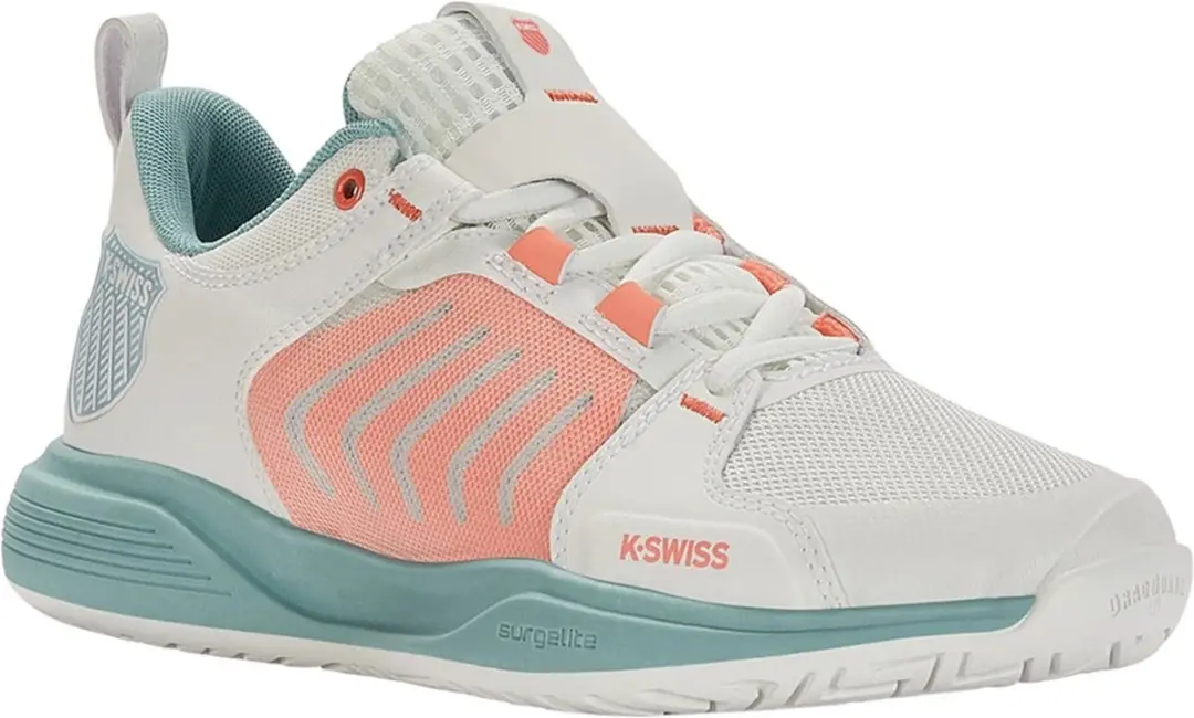 K-Swiss Ultrashot Team Tennisschoenen - White/Blue/Pink - afbeelding 3 van 6