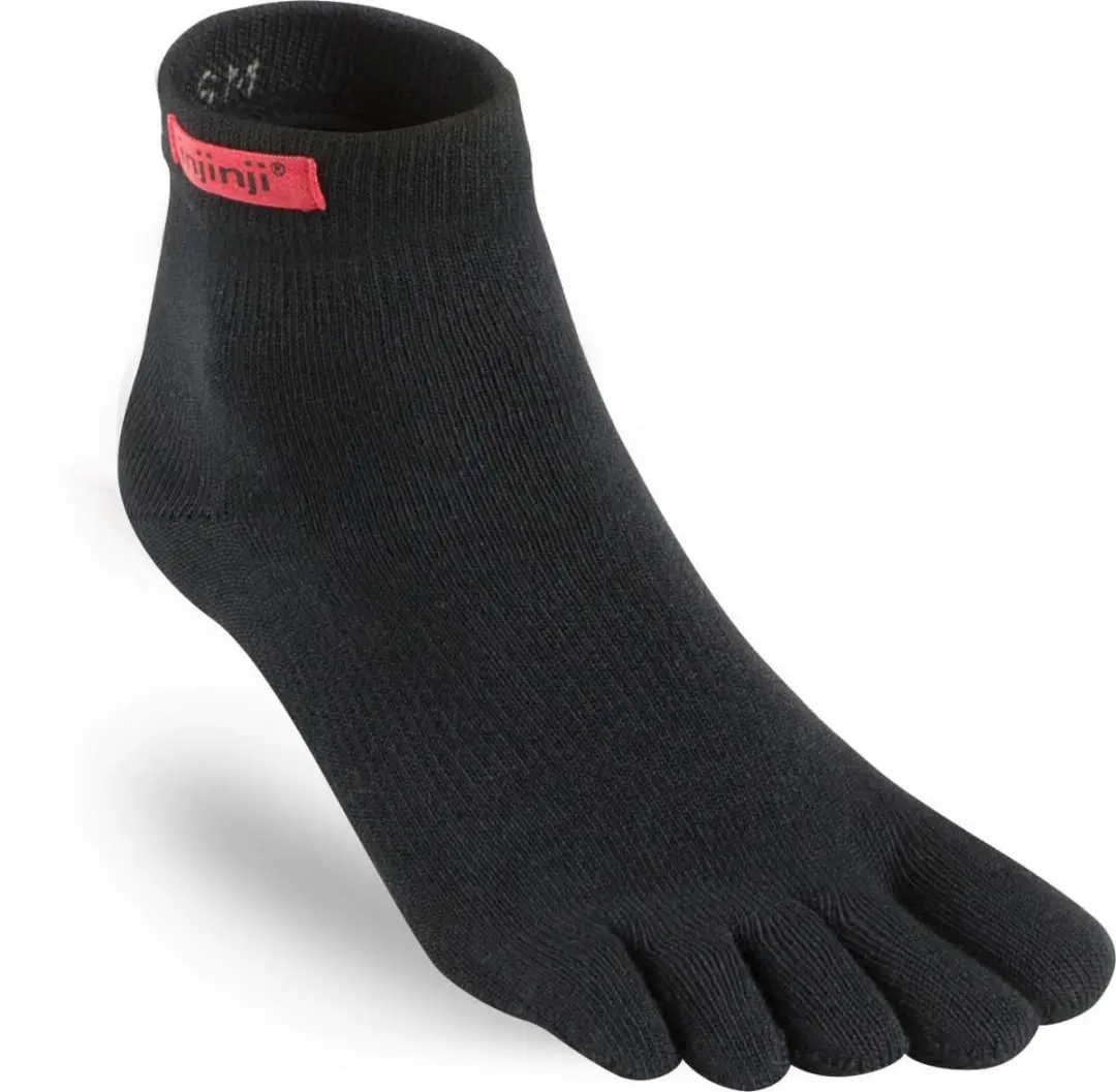 Injinji Original Weight Mini-Crew Zwart L