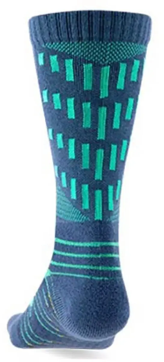 Injinji Ultra Run Crew Sokken 44-47 - Diep blauw/groen - afbeelding 2 van 6