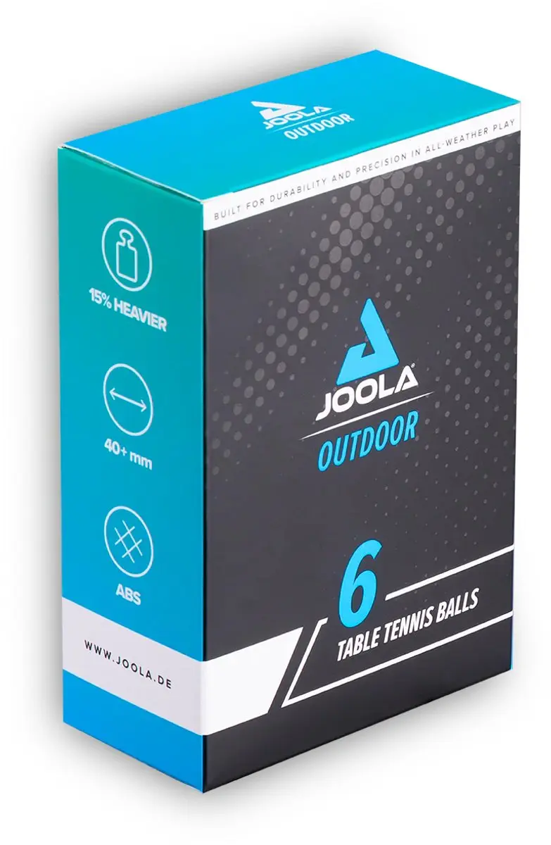 Joola Tafeltennisballen Outdoor 40mm - 6 Stuks - afbeelding 4 van 4