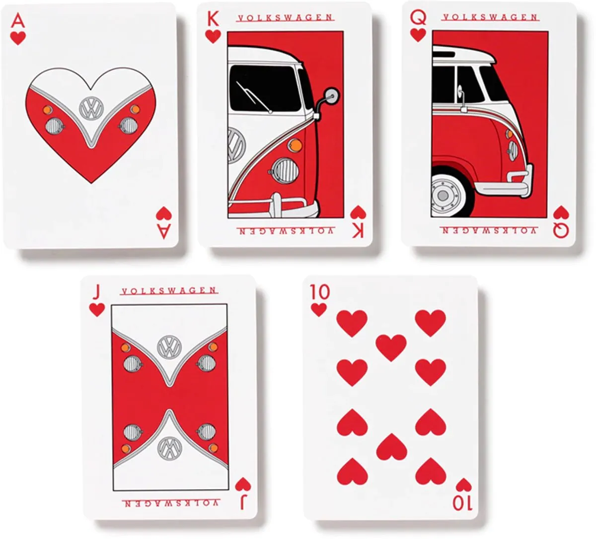 Volkswagen T1 Busje Speelkaarten - 5 Spelers