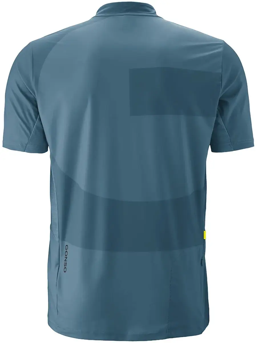 Gonso Adventure Halfzip Wielertrui S - Blauw - afbeelding 2 van 4