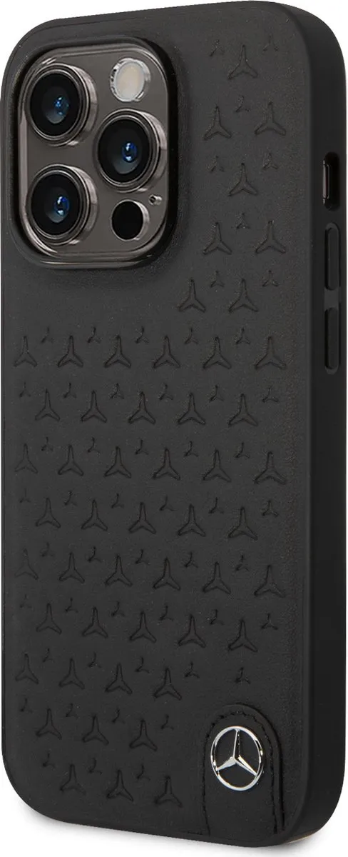 Mercedes-Benz Pu Smartphonehoesje iPhone 14 Pro - Zwart - 3666339081607 - afbeelding 6 van 6