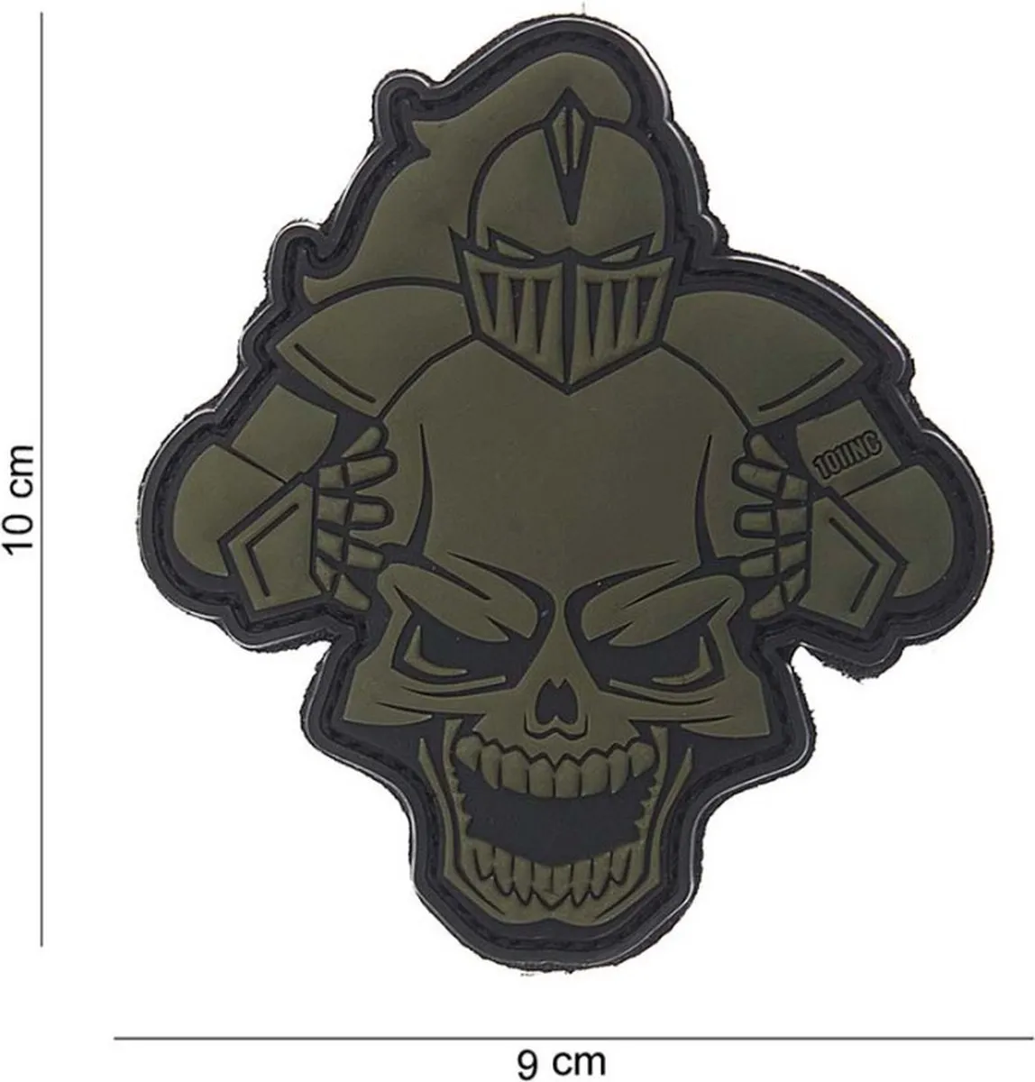 101 Inc Embleem 3D Knight Groen