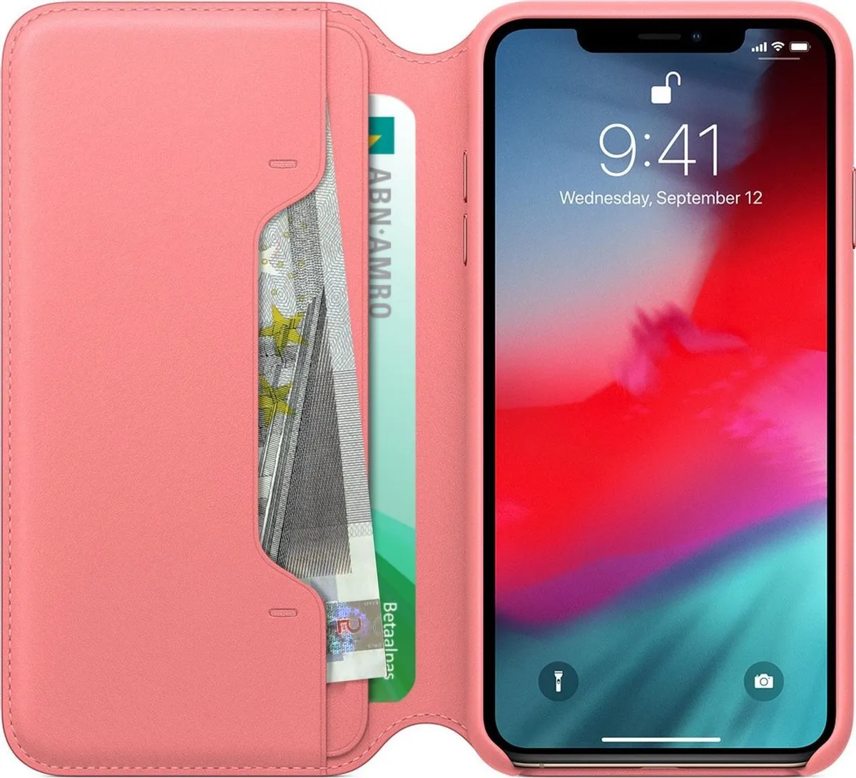 Apple Folio Hoesje MRX62ZM/A - iPhone Xs Max - Roze - afbeelding 6 van 6
