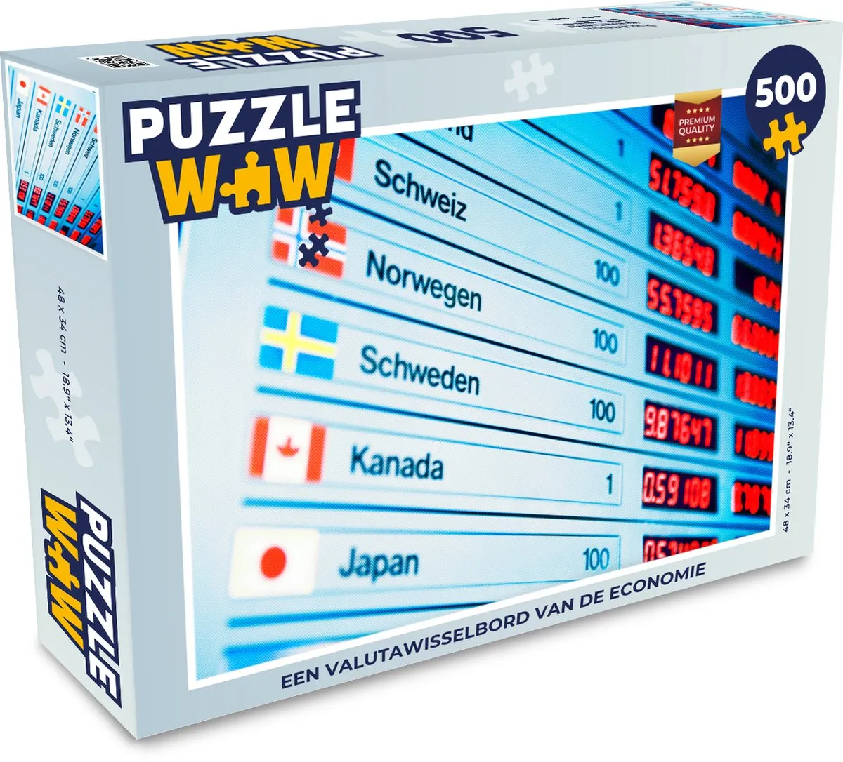 PuzzleWow Legpuzzel 500 Stuks Multicolor - MPN 6017005057001