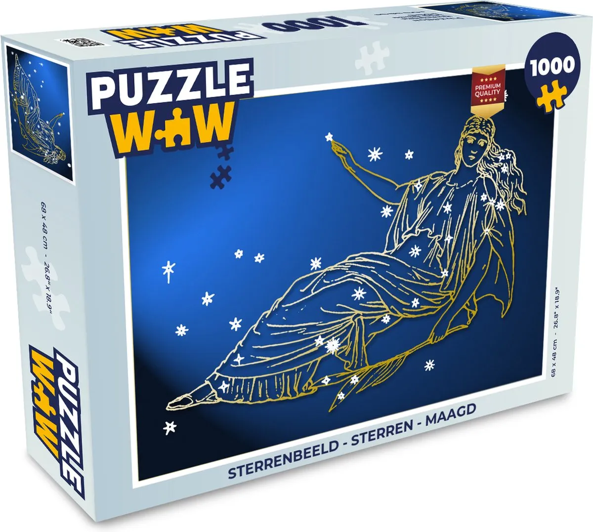 PuzzleWow Sterrenbeeld Maagd Legpuzzel 1000 Stuks
