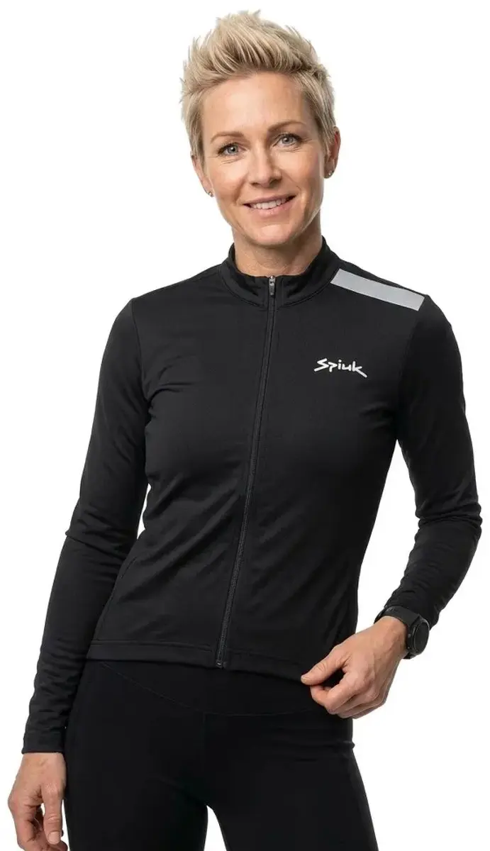 Spiuk Anatomic fietsshirt lange mouwen zwart - afbeelding 3 van 3