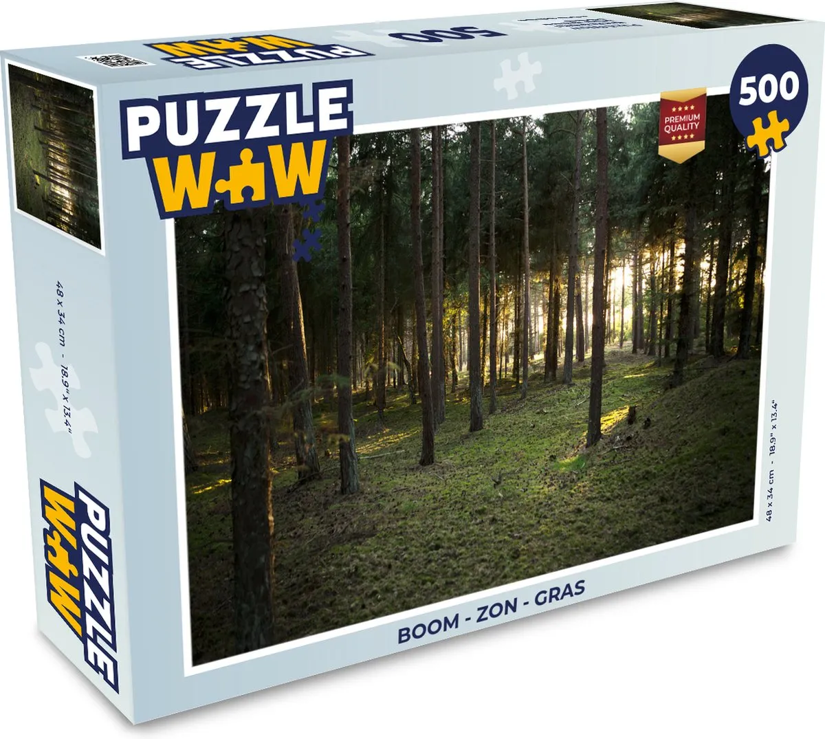 PuzzleWow Boom Zon Gras Legpuzzel 500 Stuks