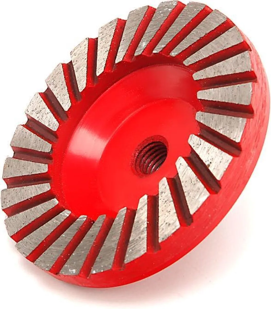 HBM 100mm Diamantschuurkom voor 125mm Natte Haakse Slijper - Beton/Steen