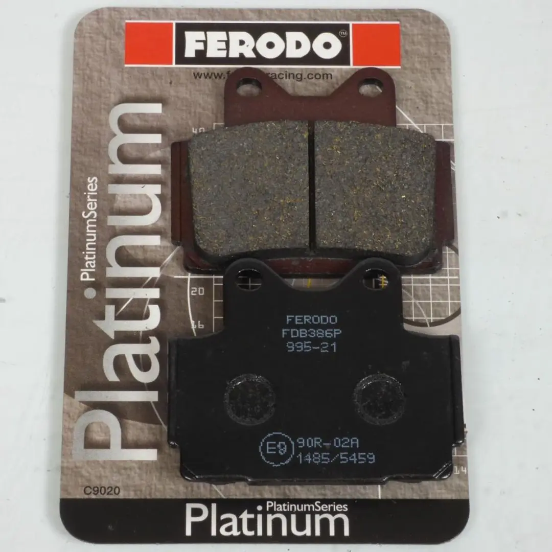 ferodo remblokje voor motor yamaha 600 fzs 2002 tot 2003 rj025 / ar nieuw