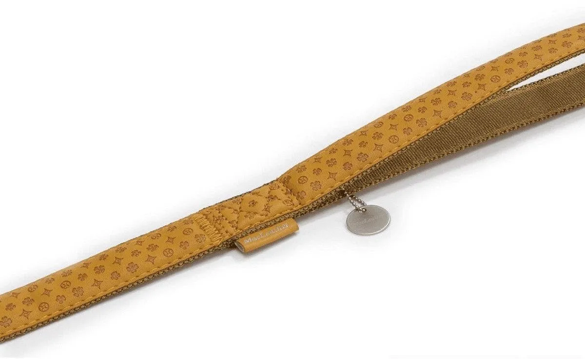 Beeztees Mac Leather Hondenriem 120cm x 15mm - Bruin - afbeelding 3 van 4