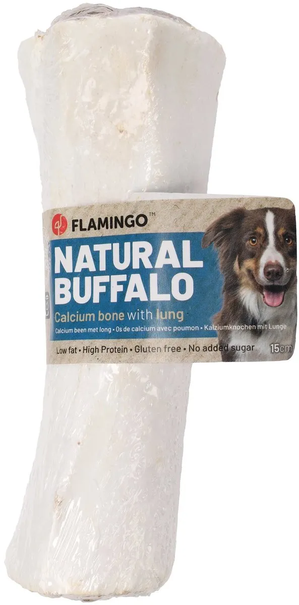 Flamingo Snack Nature Buffelcalciumbeen met long 324g