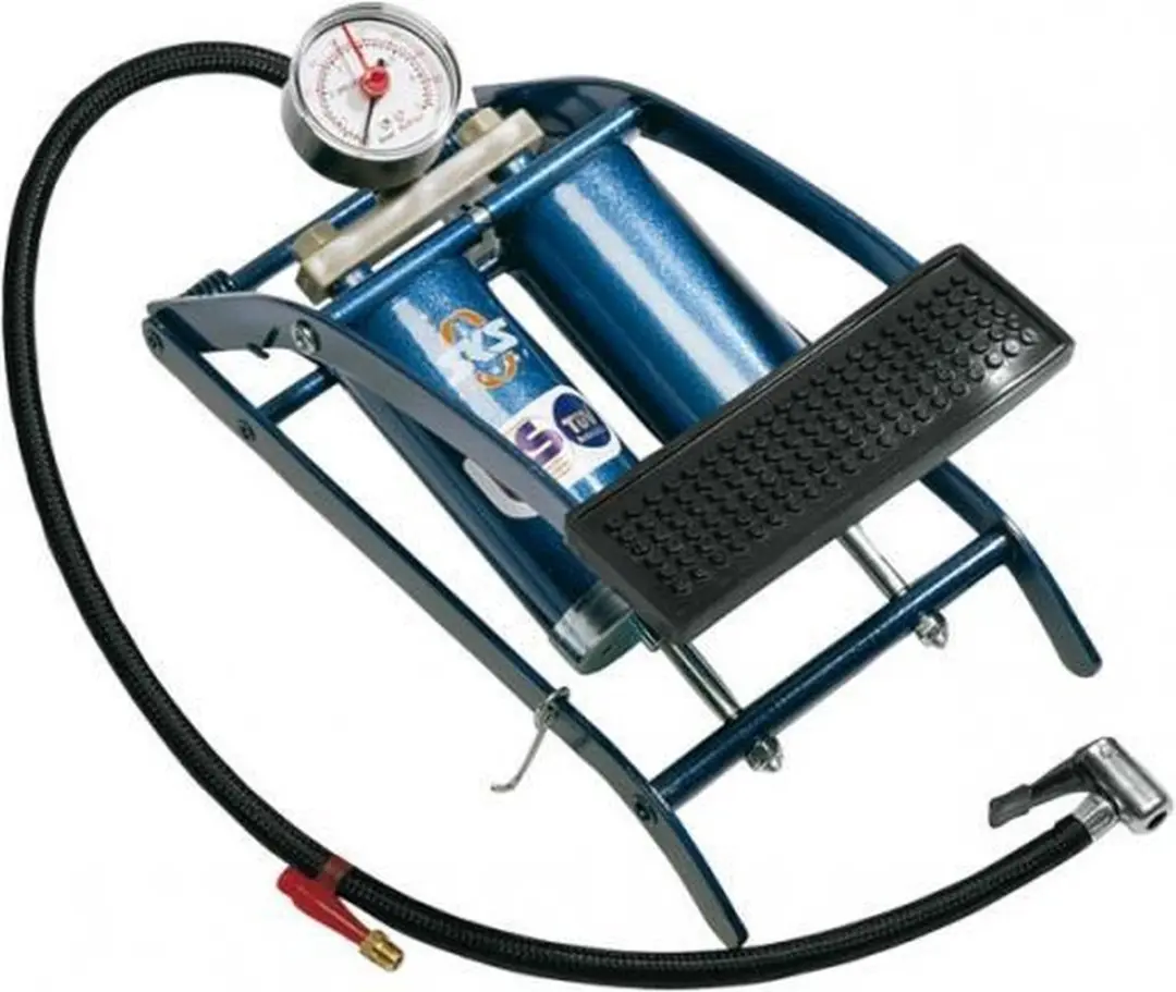 SKS Twin Air Voetpomp Blauw - afbeelding 3 van 6