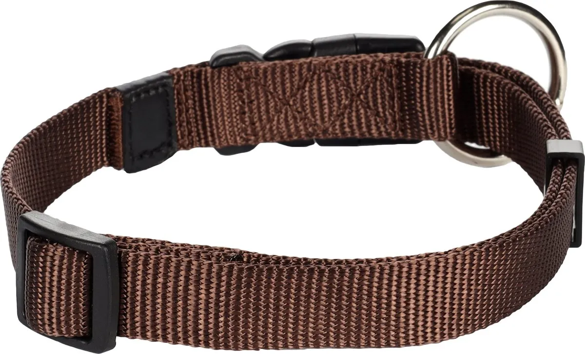 Flamingo Hondenhalsband Asp 40/55cm - 20mm - Bruin