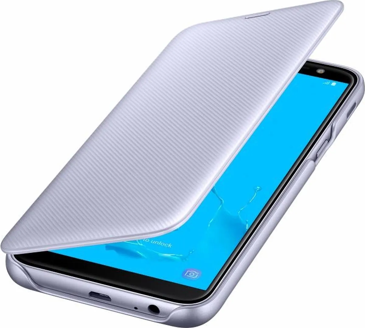 Samsung Flip Wallet J6 - Violet