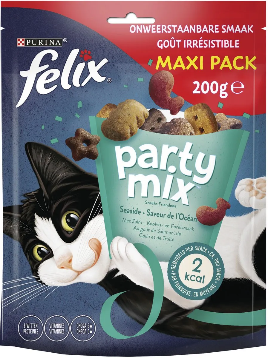 Felix Partymix Seaside Kattensnack 200g