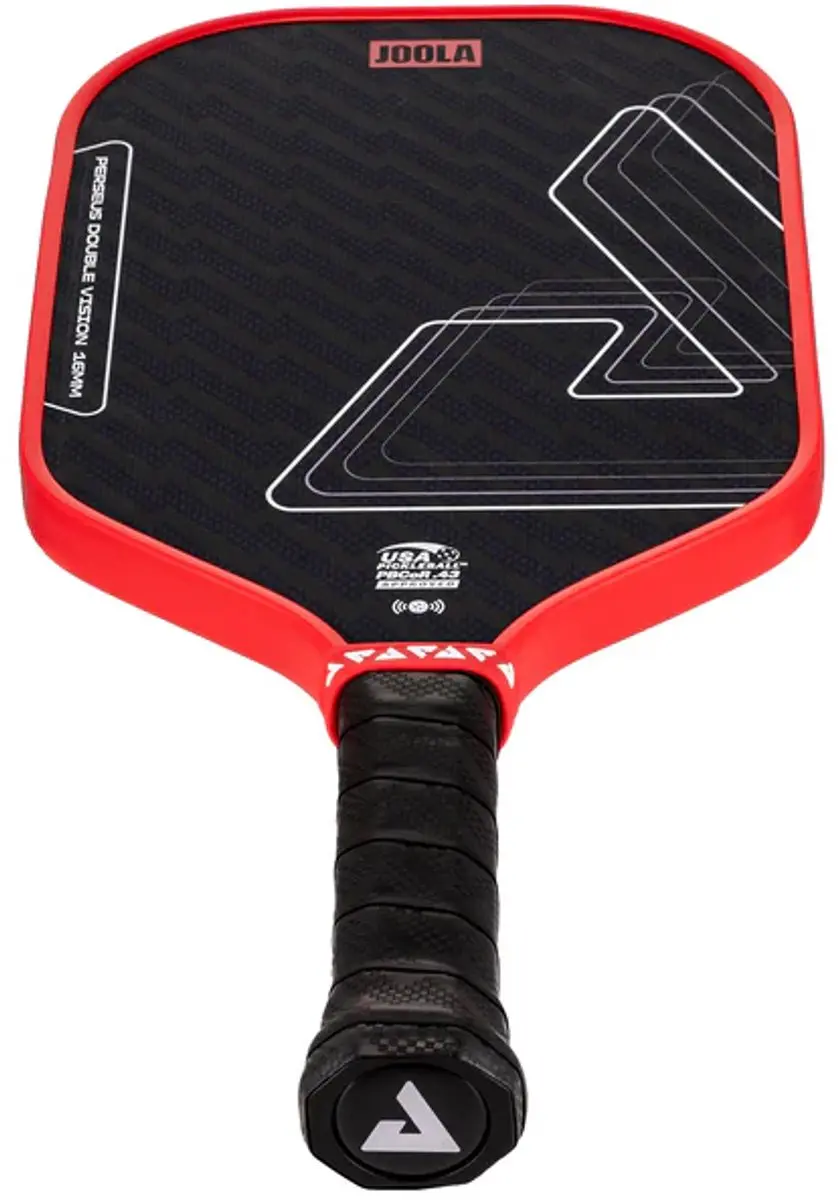 Joola Perseus Double Vision Pickleballracket 16mm Rood - afbeelding 3 van 5