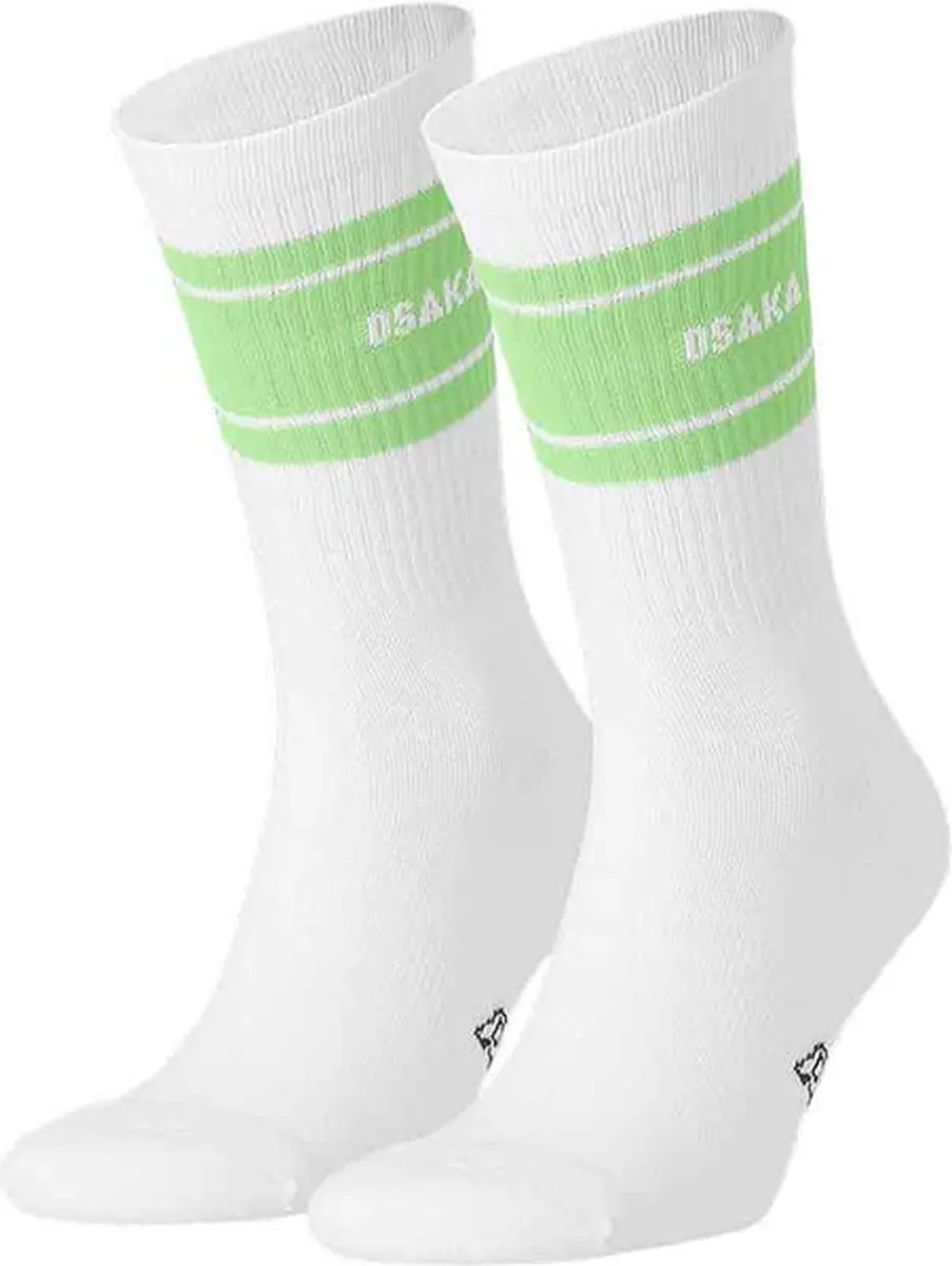 Sportsok Osaka Unisex Colourway Duo Olive (2 Pack)-Schoenmaat 31