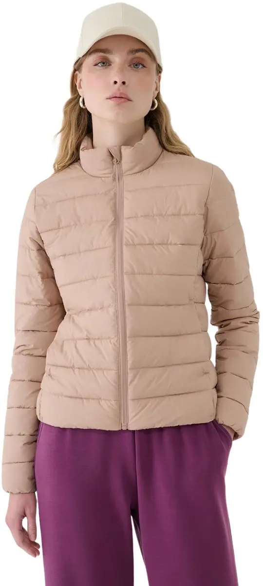 4F Jas Dames Gewatteerde Beige