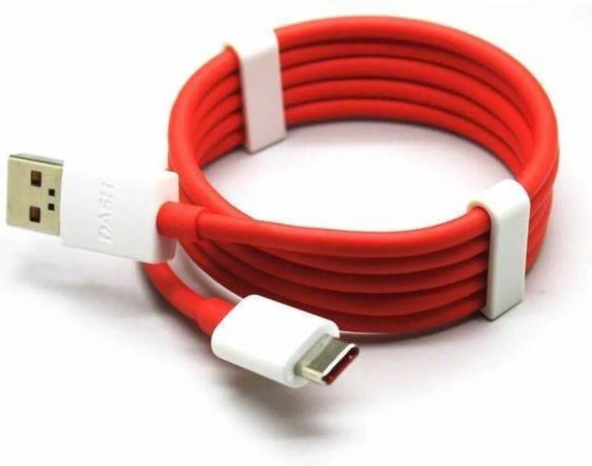 OnePlus Originele Type-C Dash Kabel 1m - Rood - afbeelding 2 van 6