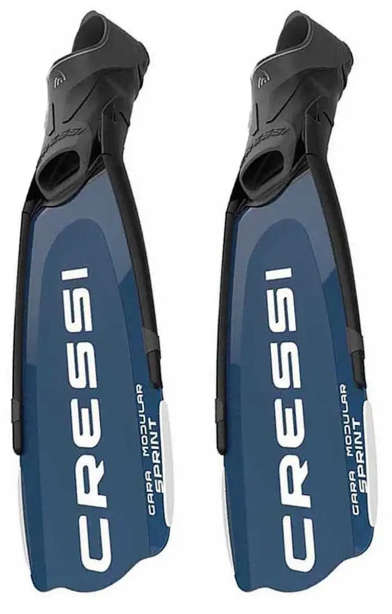 Cressi Gara Modular Sprint Freediving Vinnen - Blauw - afbeelding 6 van 6