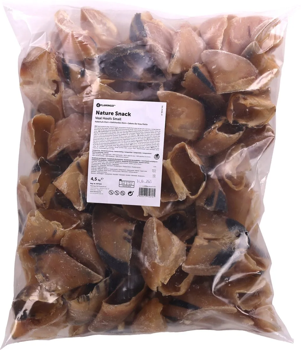 Flamingo Kalfshoefjes Hondensnacks - 100 Stuks
