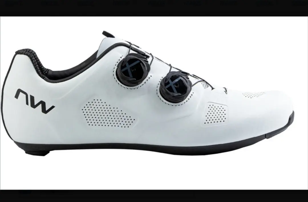Northwave Revolution Raceschoenen Wit/Rood Fluorescerend 43 - afbeelding 5 van 6