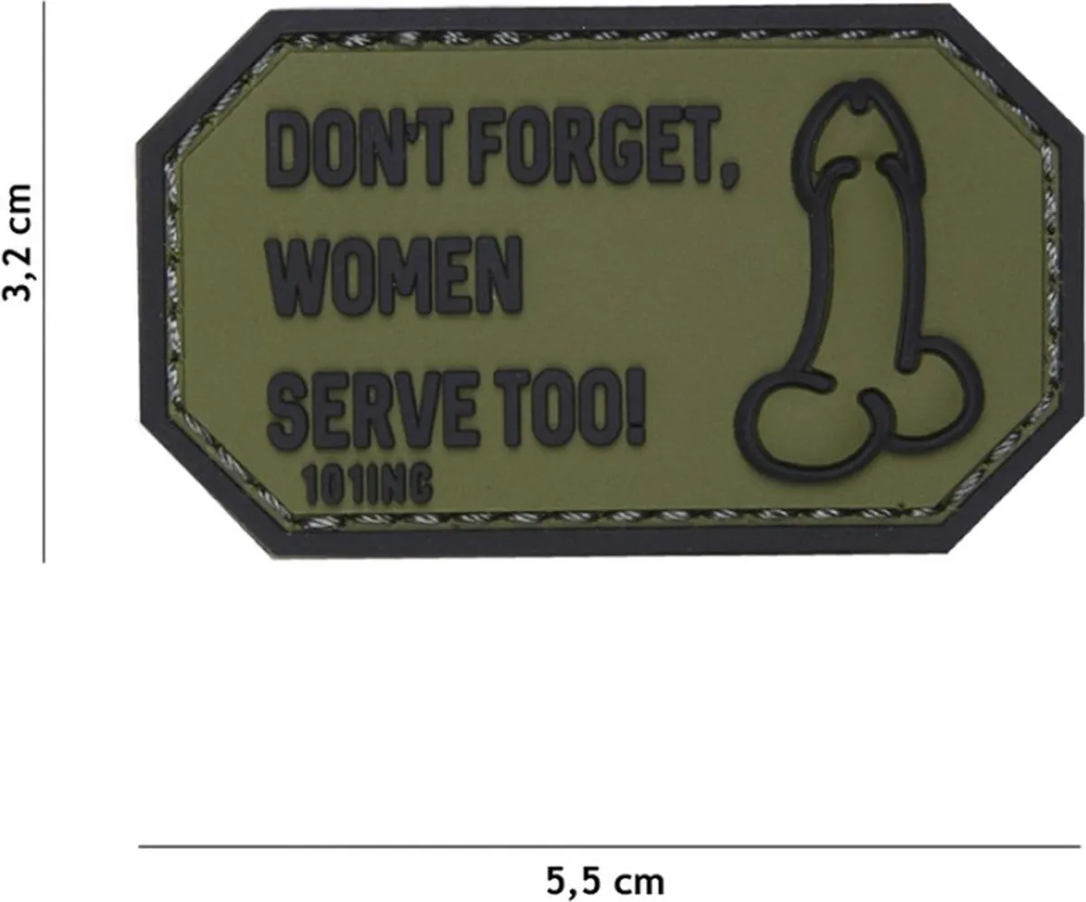 101 Inc Embleem 3D PVC Groen
