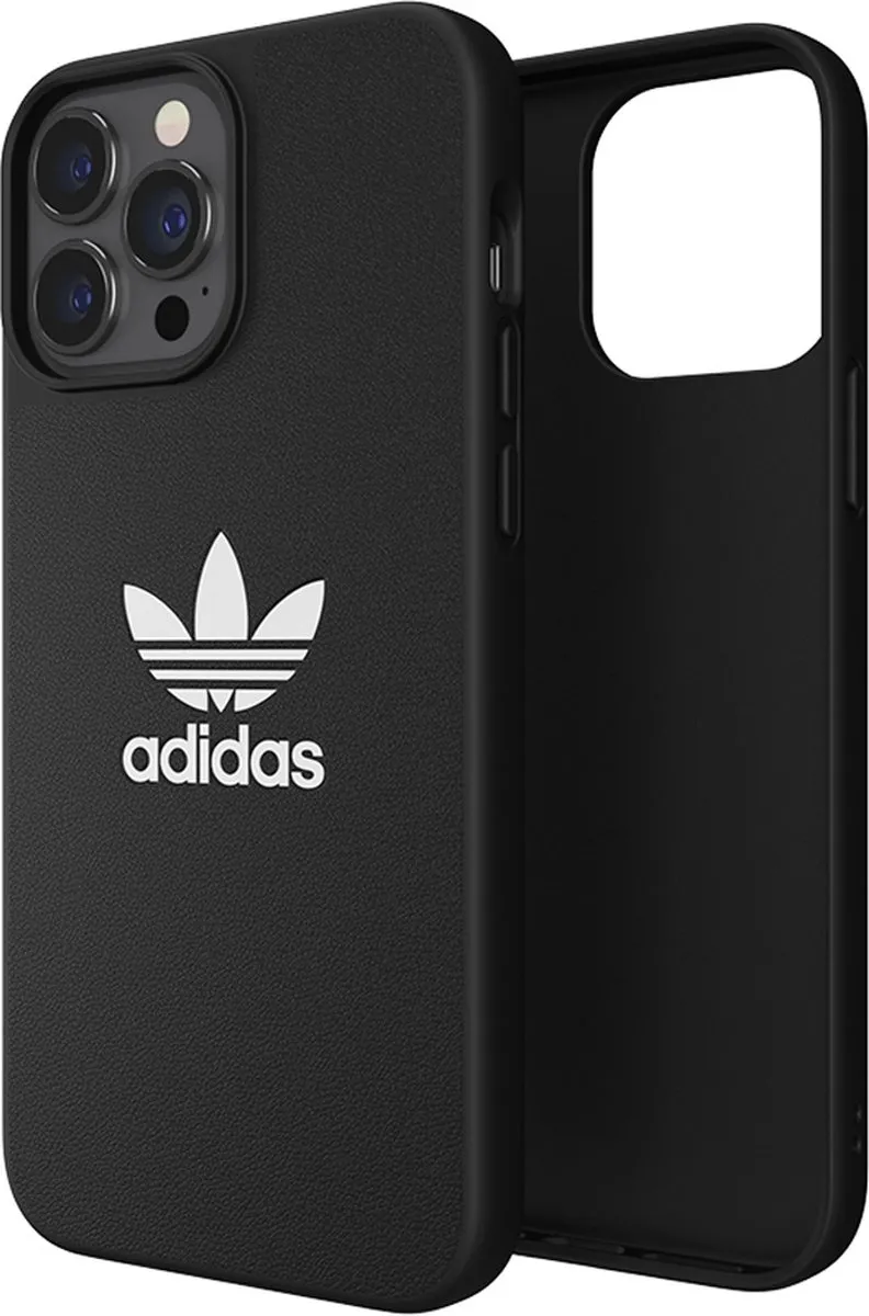 Adidas Trefoil Back Case 47128 - iPhone 13 Pro Max - Zwart