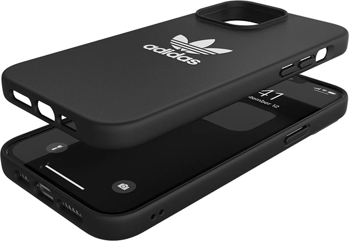 Adidas Trefoil Back Case 47128 - iPhone 13 Pro Max - Zwart