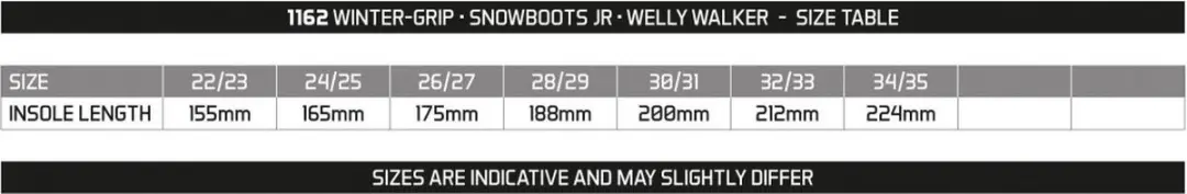 Winter-grip Snowboots Jr Welly Walker 32/33 - Zwart/Grijs - afbeelding 5 van 5