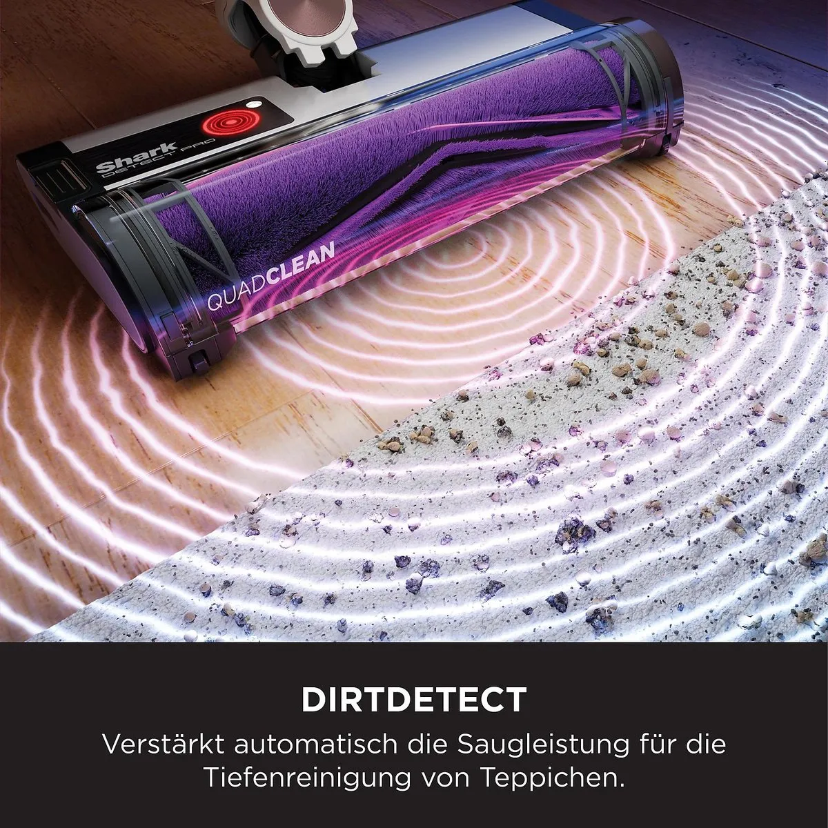Shark Detect Pro IW1611DE Stofzuiger - 240W - 0.42L - Roestvrijstaal/Wit - afbeelding 3 van 6