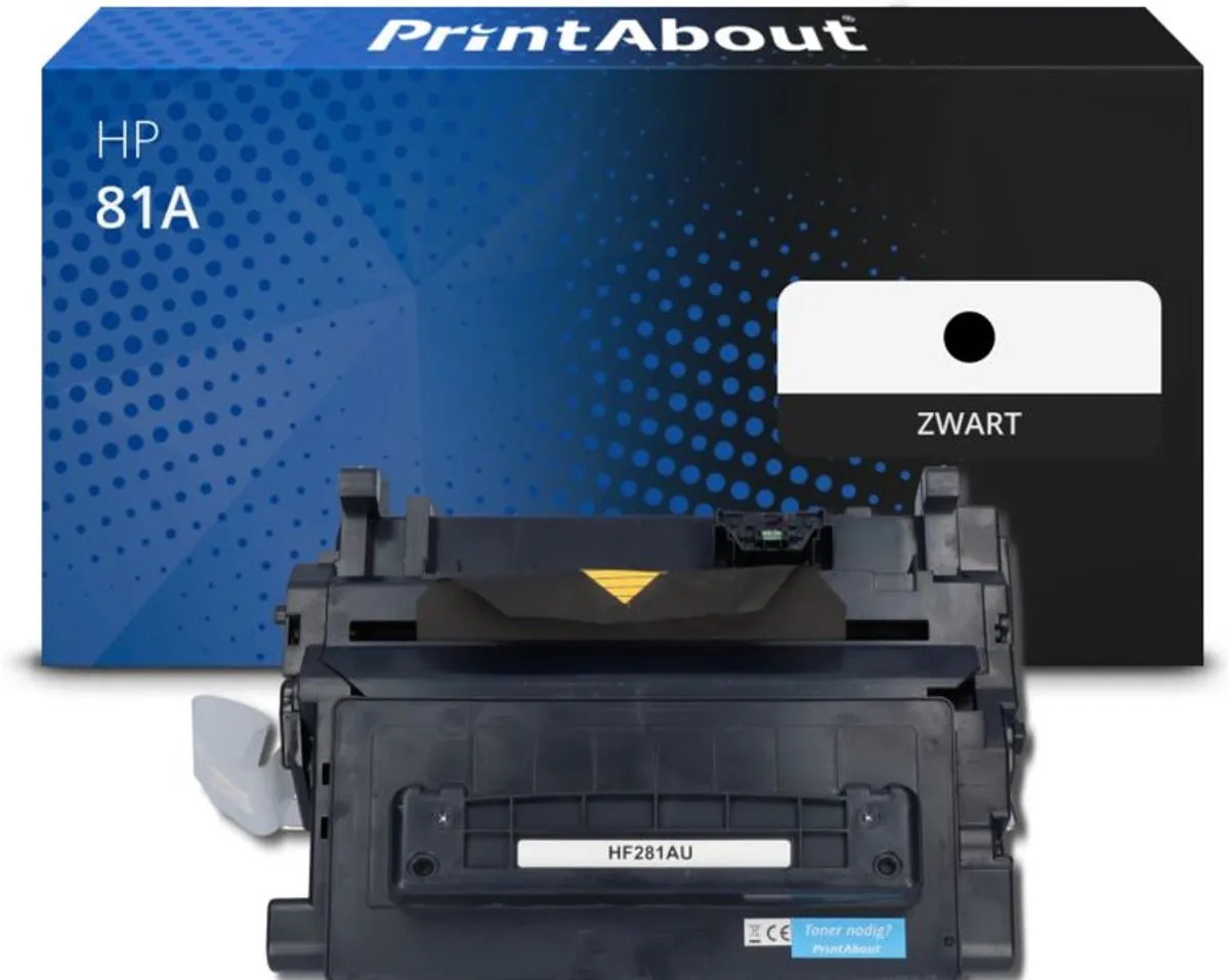 PrintAbout HP 81A CF281A Toner Zwart - 11.500 pagina's