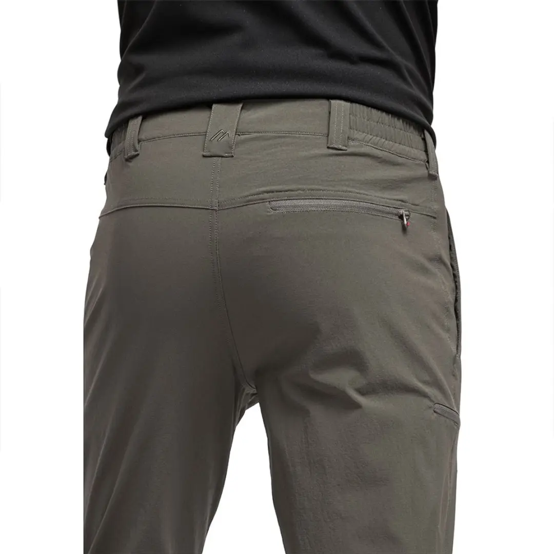 Maier Sports Nil Heren Trainingsbroek Short Bruin - afbeelding 4 van 6