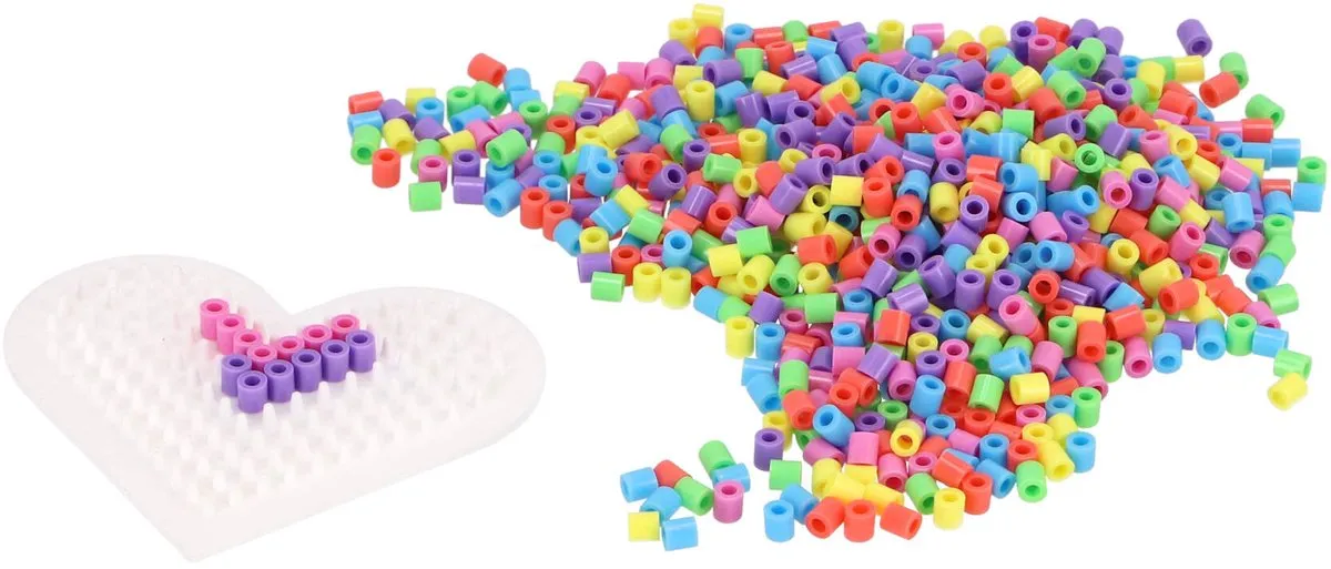Hama Strijkkralen Ton - 13.000 Kralen - 7 Kleuren